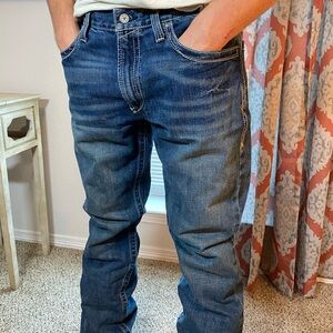 Ariat M4 Low Rise Boot Cut Jeans Ariat Jeans 34x36 Blue Denim